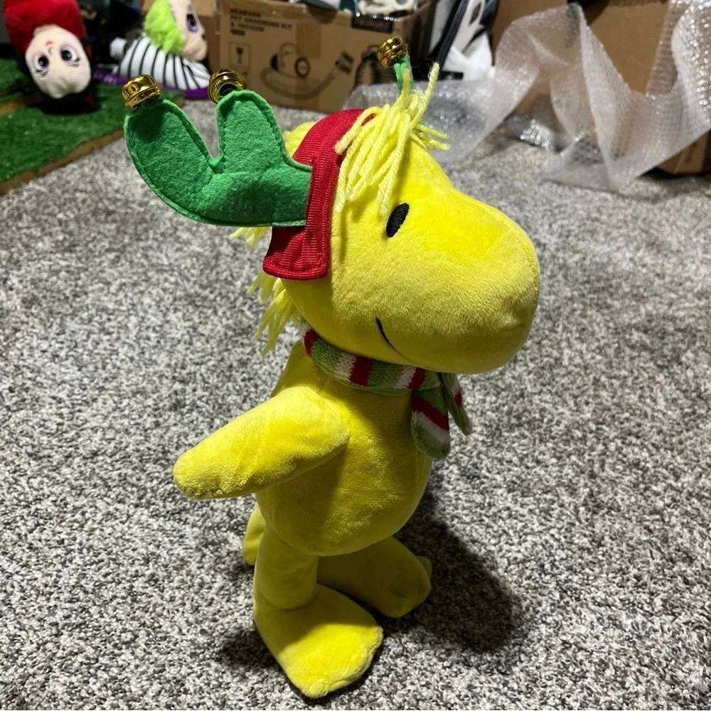 2020 Peanuts Woodstock Shuffle Dancing Plush- NON WORKING- Song Plays See Note